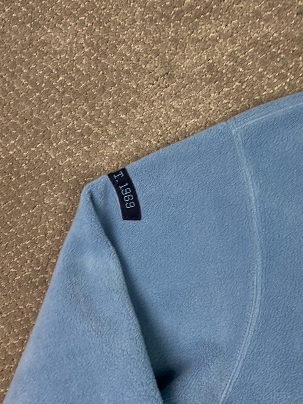 Vintage Y2K GAP Fleece Hoodie Mens XL Light Blue Pullover - Picture 7 of 16